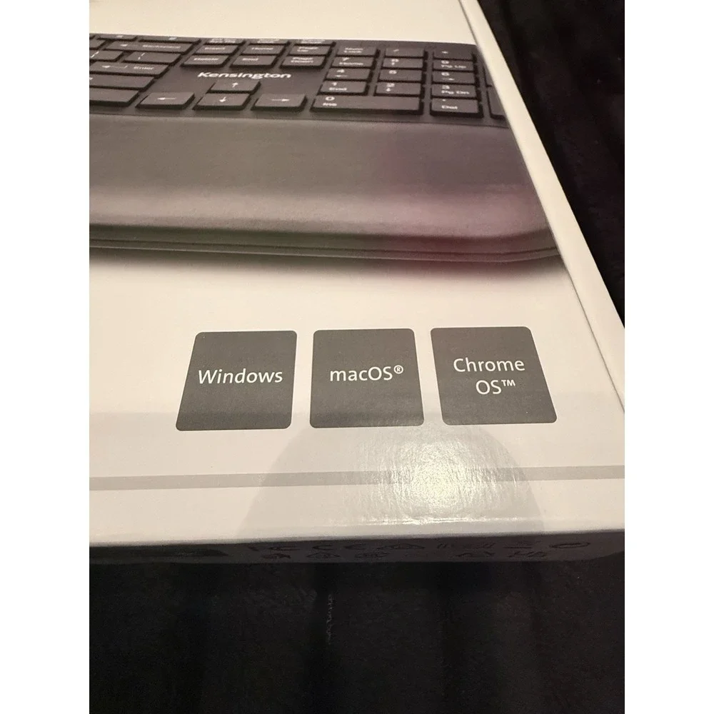 Kensington Pro Fit Ergo Wired Keyboard K75400US Black BNIB SEALED